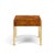Wood Milo Baughman Style Hekman Mid Century Burlwood and Brass Side End Table For Sale - Image 7 of 10