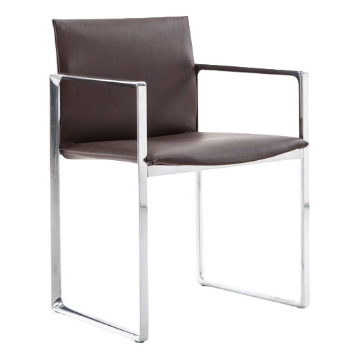 Mid-Century Aluminum Frame Eve Chair by Piero Lissoni for Cassina For Sale