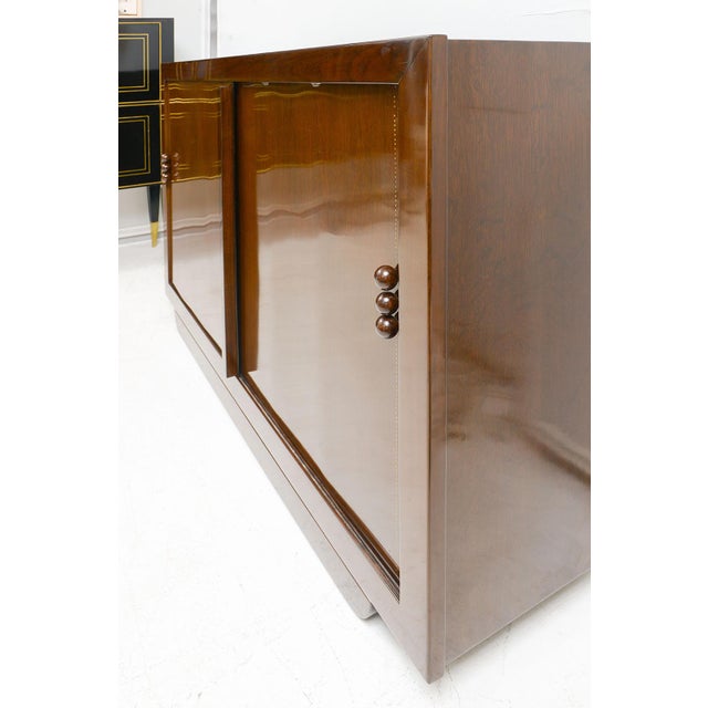 Wood Andre Sornay Mahogany Cabinet For Sale - Image 7 of 9