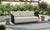 Alpine Teak Wood Outdoor Sofa With Black Rope Design For Sale - Image 4 of 14