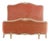 French Louis XV-Style Painted and Upholstered Full Bed, Ca. 1940. For Sale