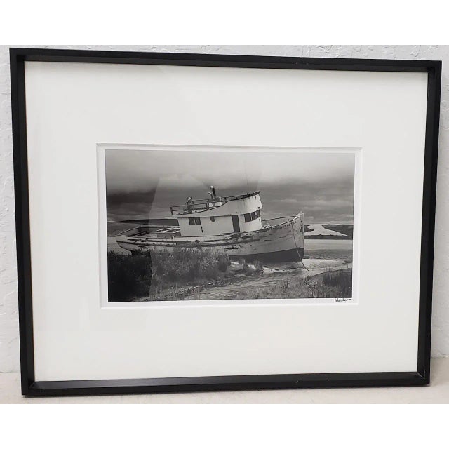 Richard Blair Photograph "Shipwrecked Boat - Tomales Bay" c.2000 Tomales Bay is North or San Francisco. An absolutely...
