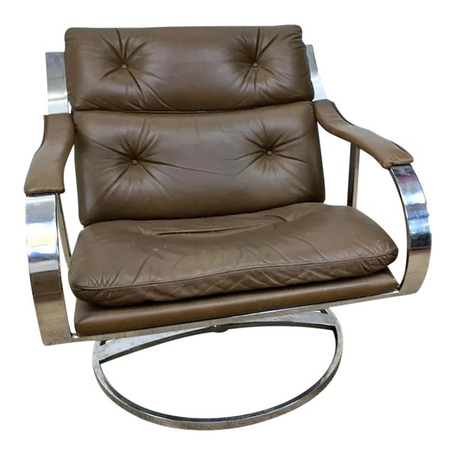 Late 20th Century Gardner Leaver Steelcase Lounge Chair For Sale