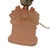 Figurative 1930s Antique l.e. Smith Pink Satin Glass "Scottie Pups in a Basket" Boudoir Table Lamp For Sale - Image 3 of 9