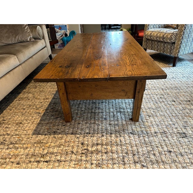 Antique Coffee Table in Chestnut For Sale - Image 3 of 10