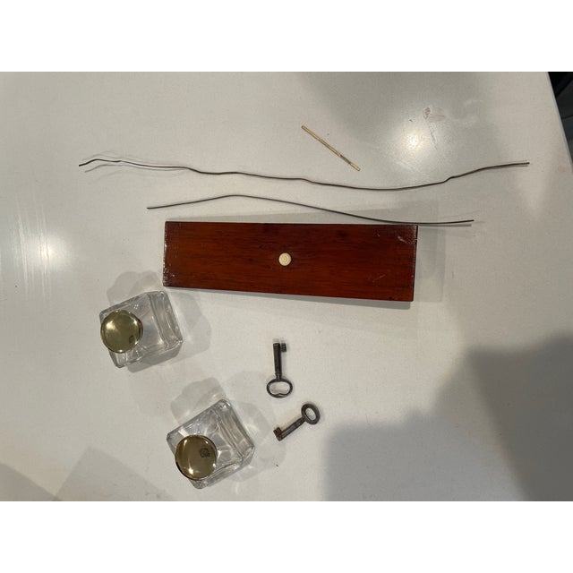 Early 19th Century English Mahogany & Brass-Inlaid Writing Slope/Lap Desk For Sale - Image 17 of 18