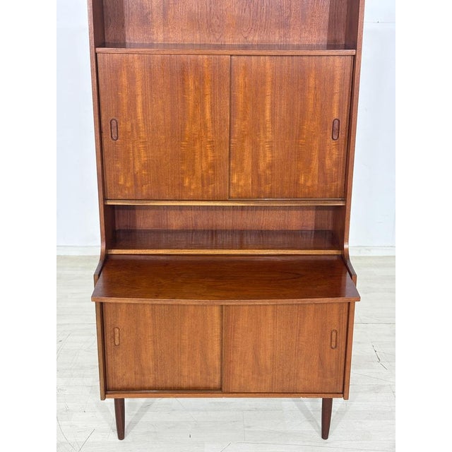 Mid-Century Danish Teak Secretary For Sale - Image 6 of 16