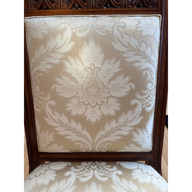 Alabaster Henredon Grand Provenance Neoclassical Dining Chairs - Set of 8 For Sale - Image 8 of 10