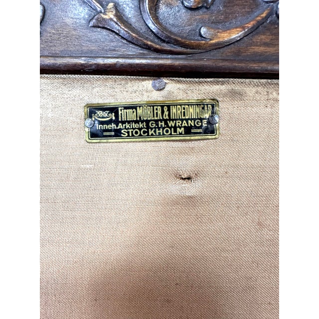 1930s Swedish Sofa by G. H. Wrange For Sale - Image 10 of 11