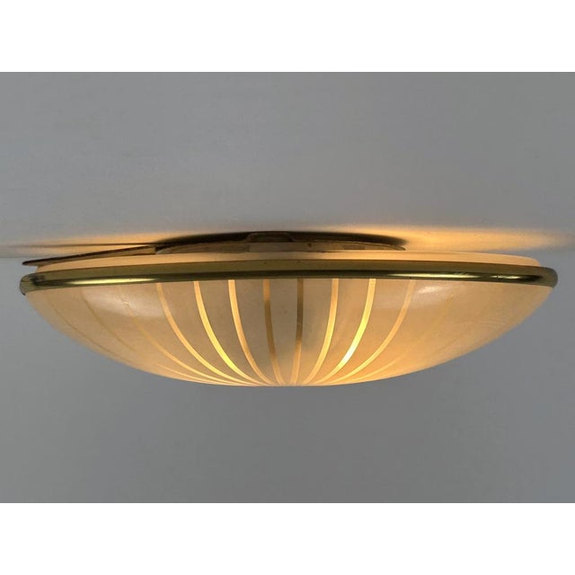 Beige Mid-Century Modern Sconce or Flush Mount, Germany, 1950s For Sale - Image 8 of 18