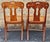 Early 20th Century Pair Federal Style Mahogany and Maple With Cane Seat Side Chairs For Sale - Image 9 of 11