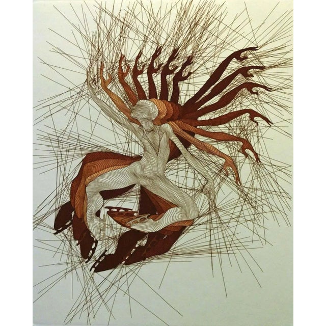 "Hamilton Encore" Unframed Limited Edition Etching by Guillaume Azoulay Hand signed, titled and numbered by the artist...