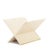 AERIN AERIN Faux Shagreen Magazine Rack, Cream For Sale - Image 4 of 4