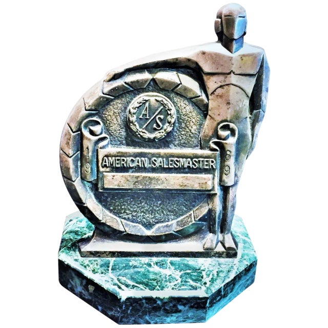 Vintage American Sculptural Award Prize Trophy, Circa 1969 For Sale