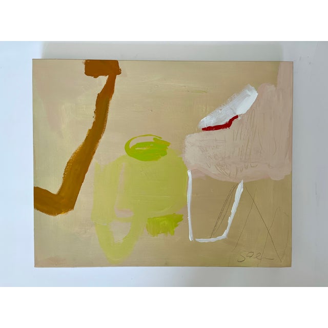 Abstract painting on 2'' canvas