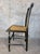 Farmhouse Pair of Antique Hitchcock Style Stenciled Rush Seat Side Chairs For Sale - Image 3 of 8