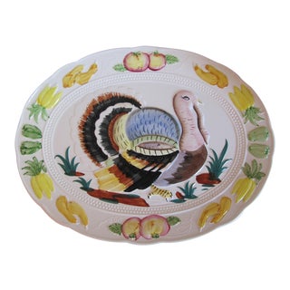 Vintage Turkey Platter For Sale