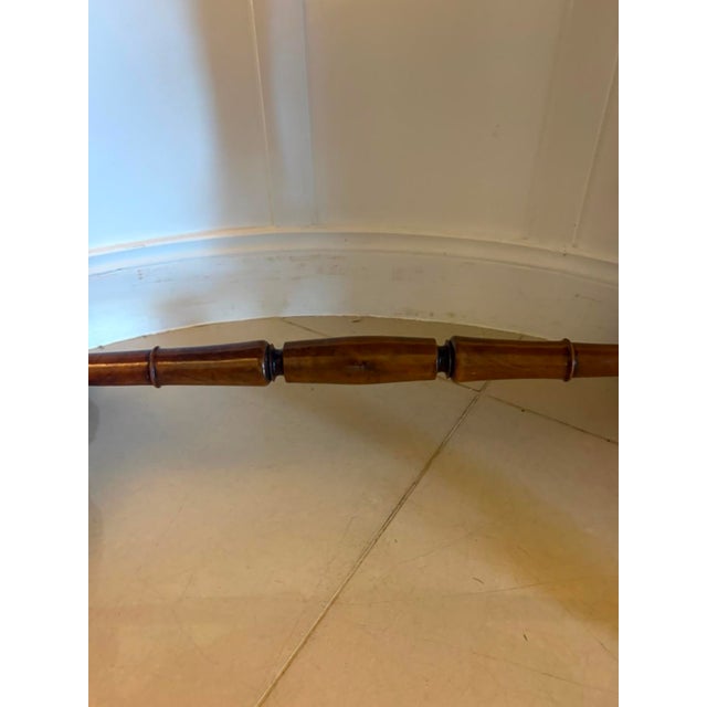 Antique Victorian Carved Burr Walnut Centre Table with Chess Top, 1860 For Sale - Image 11 of 15