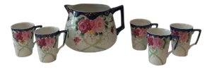 Te-Oh China Nippon Cups & Pitcher - Set of 6
