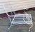 Vintage 1960s White Wrought Iron Lounge Chair For Sale - Image 4 of 9