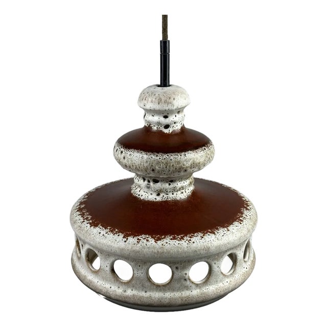 Mid-Century Ceramic Pendant, 1970s For Sale