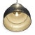 2020s Industrial Hammered Nickel Shalet Pendant For Sale - Image 5 of 9