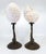 Metal Sculpture Pair Antique Shells For Sale - Image 7 of 14