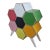 Honeycomb Chest of Drawers in Colored Glass, 1980s For Sale - Image 4 of 8