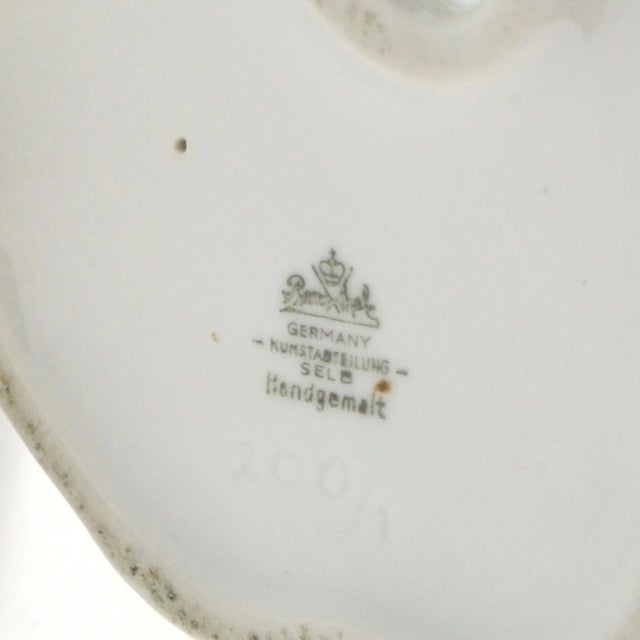 Vintage Rosenthal Bavaria Porcelain Borzoi Figurine by Fritz Heidenreich – Large Reclining Russian Wolfhound, C. 1940s For Sale - Image 9 of 9