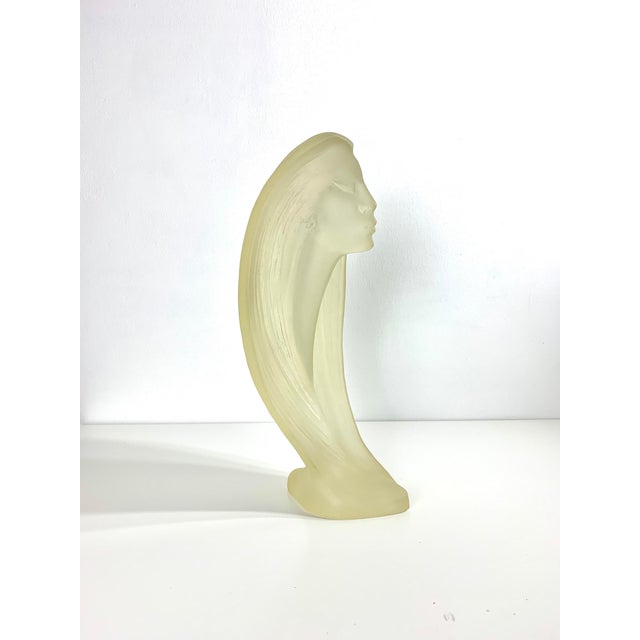 1985 Resin Bust of Woman in Wind Sculpture by Austin Prod Inc For Sale In Washington DC - Image 6 of 11