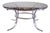 Round Coffee Table in Smoked Glass and Tubular Chrome, 1970s For Sale