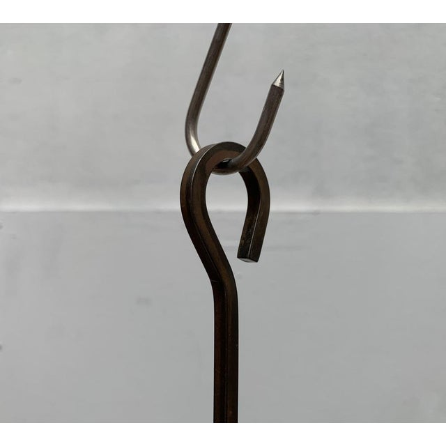 Mid-Century Danish Metal and Glass Candleholder, 1960s For Sale - Image 13 of 18