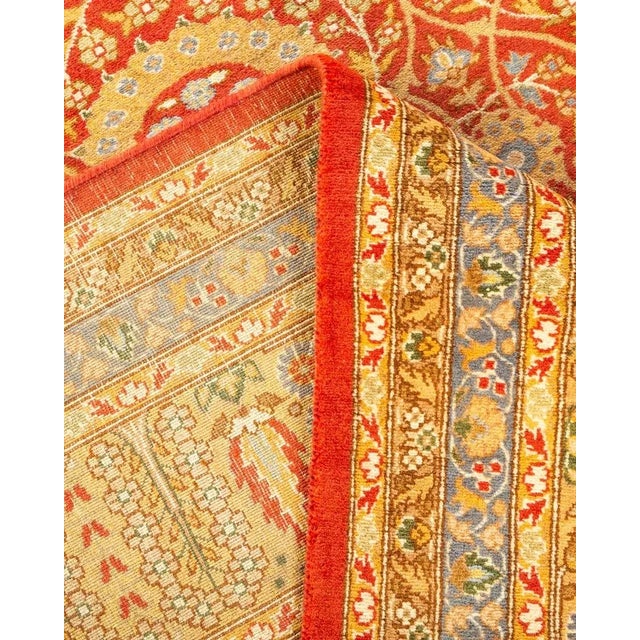 Mogul, One-of-a-Kind Hand-Knotted Area Rug in Orange, 8' 1" x 10' 0" For Sale In New York - Image 6 of 8