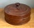 Brown Vintage Round Burl Wood Storage Box For Sale - Image 8 of 12