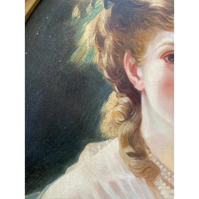 Angelo Granati, Portrait, Oil on Panel, 2019, Framed For Sale - Image 4 of 9