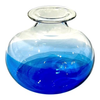 Rare Fenton Glass Katja Art Glass Vase Circa 1982 For Sale