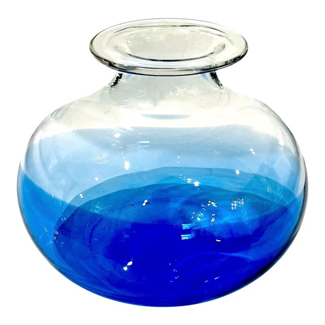 Rare Fenton Glass Katja Art Glass Vase Circa 1982 For Sale