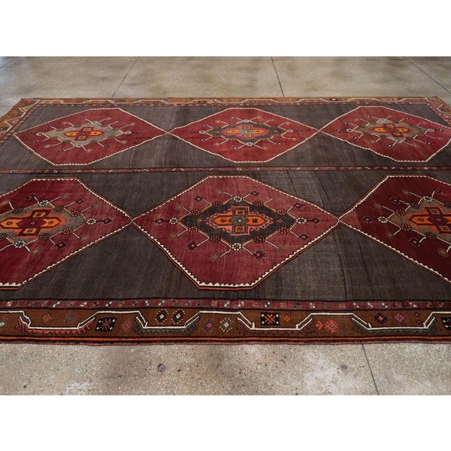 Galerie Shabab Collection Mid-20th Century Turkish Anatolian Tribal Carpet For Sale - Image 4 of 8