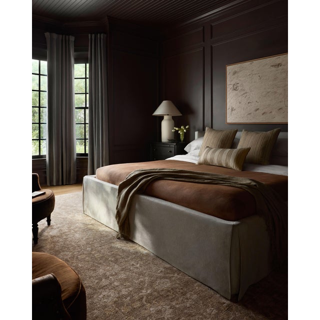 Textile Chris Loves Julia x Loloi Palma Brown / Earth 3'-6" x 5'-6" Accent Rug For Sale - Image 7 of 8