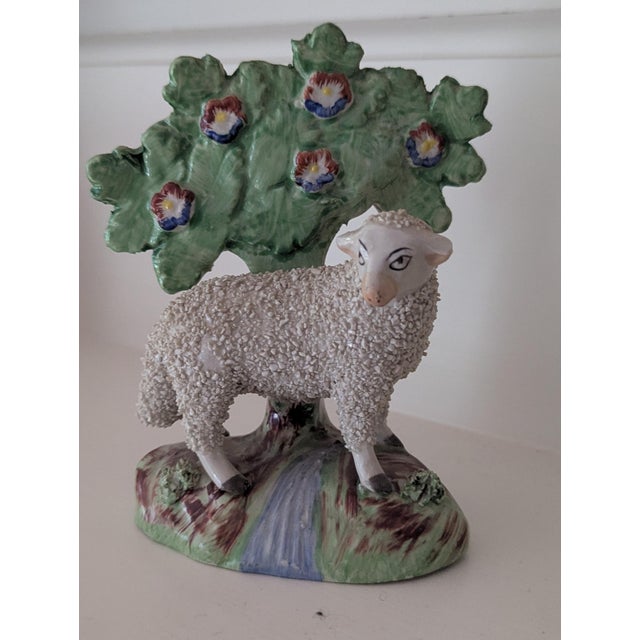 A 19th Century Antique English Staffordshire Sheep Set For Sale In Boston - Image 6 of 9