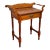 Antique Wood Washstand Side Table With Single Drawer For Sale