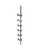 Antique English Oak Stable Harness Rack with Six Wooden Hooks, 1800s For Sale - Image 5 of 9
