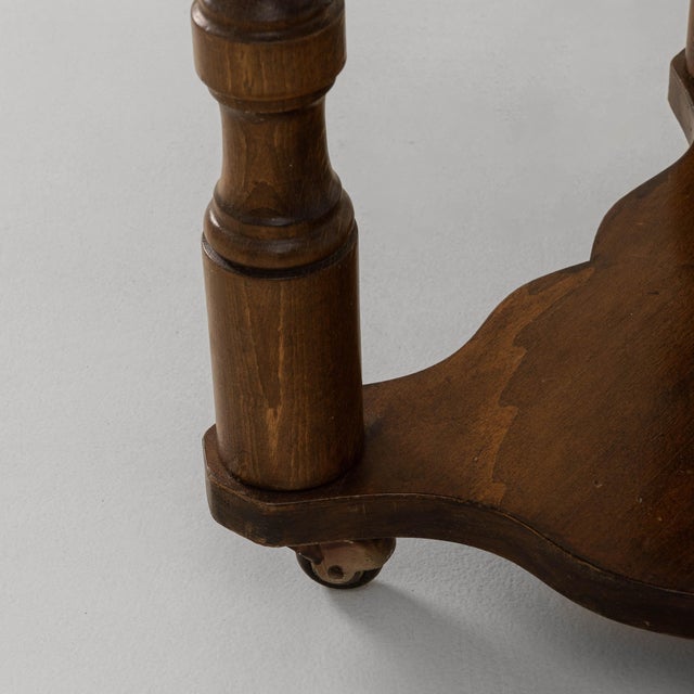 1970s French Baroque Style Globe Bar Cart With Wheels For Sale - Image 12 of 18