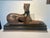 Mid-Century Vintage Whippet Dod Wood Sculpture Seated on Base For Sale - Image 6 of 15