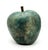 Oversized Vintage Painted Terracotta Apple Sculpture With Verdigris Finish - Sculptural, European Cottage, Organic Modern For Sale In Houston - Image 6 of 14