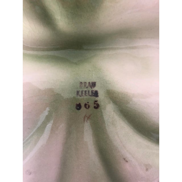 Ceramic Midcentury Brad Keeler California Pottery 2 Section Divided Lobster Dish /Tray For Sale - Image 7 of 8