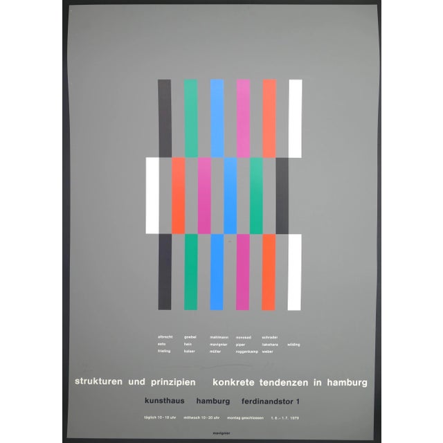 Almir da Silva Mavignier, Structures and Principles, Offset Screenprint, 1979 For Sale
