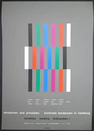 Almir da Silva Mavignier, Structures and Principles, Offset Screenprint, 1979