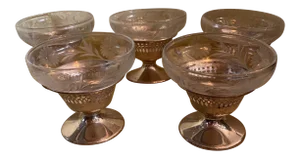 Vintage Sterling Silver Footed Desert Cups- Set of 5