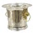The Franklin Mint 1986 Silver Plated Fluted Champagne Chiller Lion Ice Bucket For Sale